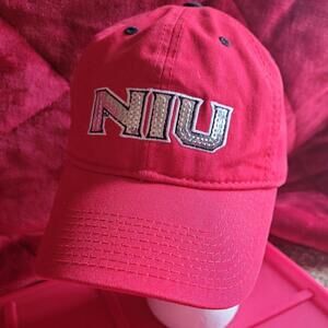 NiU Northern Illinois Huskies Hat Cap Women Red StrapBack NCAA The Game Girl Cap